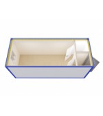 Блок-контейнер для рабочих с санузлом